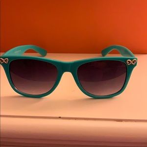 Teal sunglasses